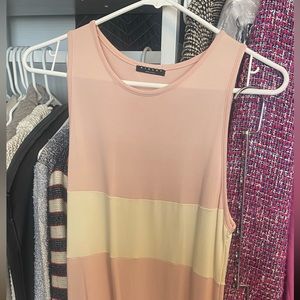 Sisley Dress Made In Italy Mauve Pink Size s/m